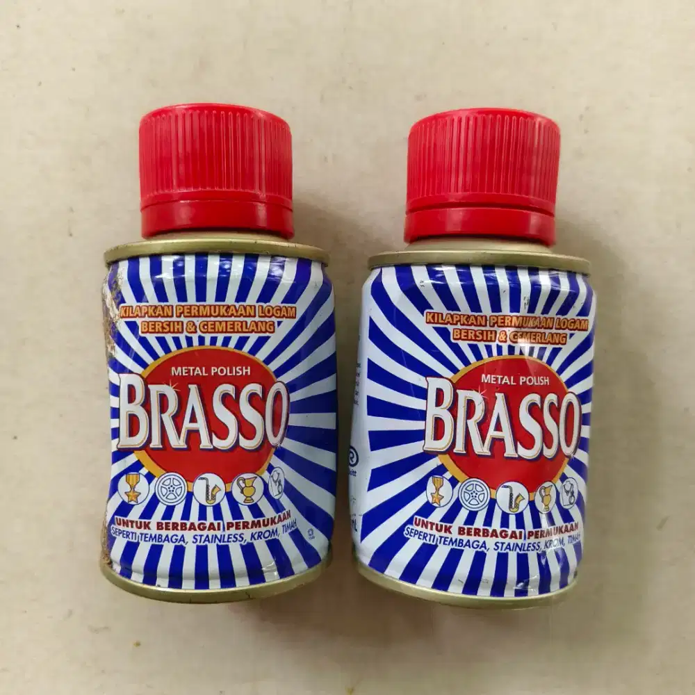 Pengkilap Pembersih Logam Brasso Metal Polish 100 ml Minus