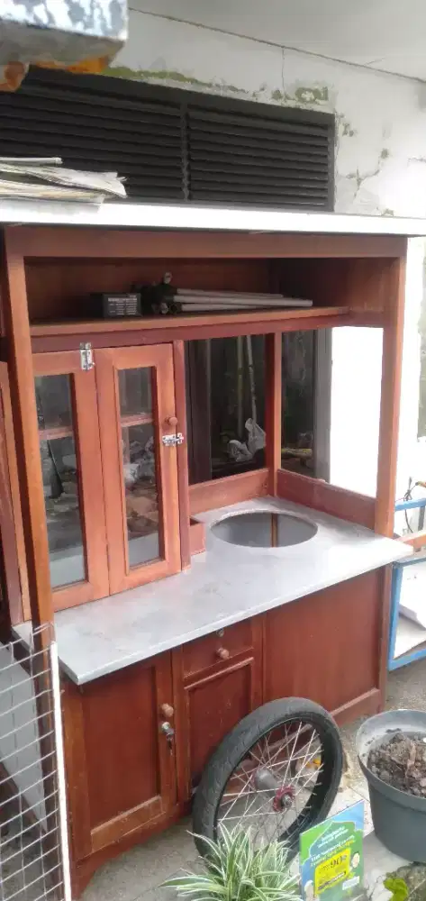 jual gerobak bakso / cuankie / mie ayam 2nd