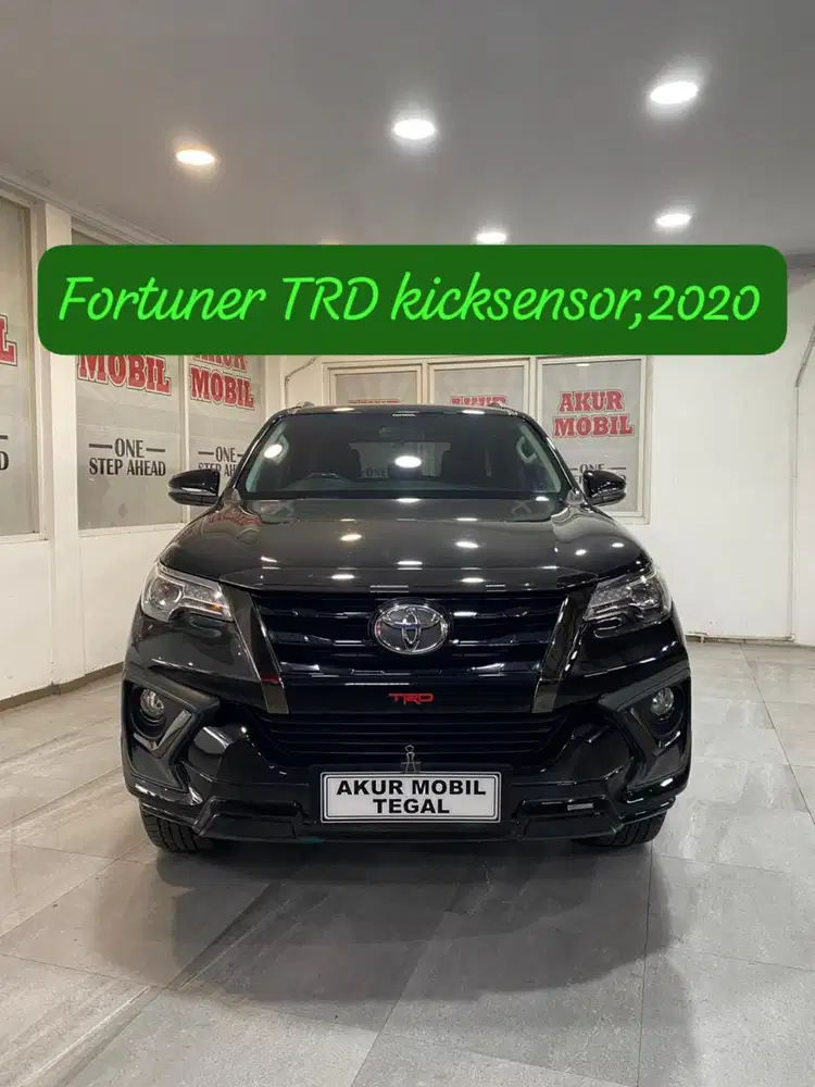 DP 50JT ! FORTUNER TRD 4X2 AT 2020 HITAM STNK PNJNG 2027 SIAP PAKAI