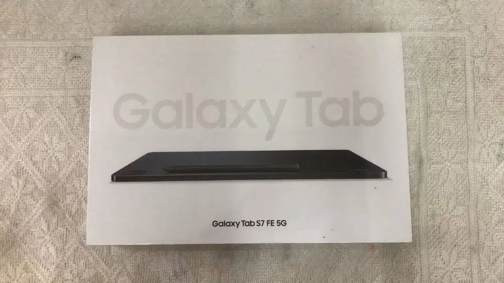 Samsung Galaxy Tab S7 FE 5G 6/128GB Mystic Black New Segel