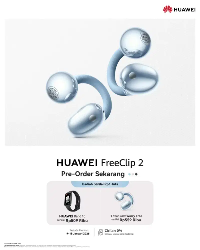 New HUAWEI FreeClip2
