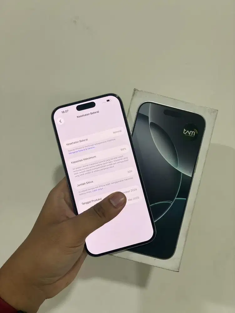 Iphone 16 promax 512gb ibox garansi on