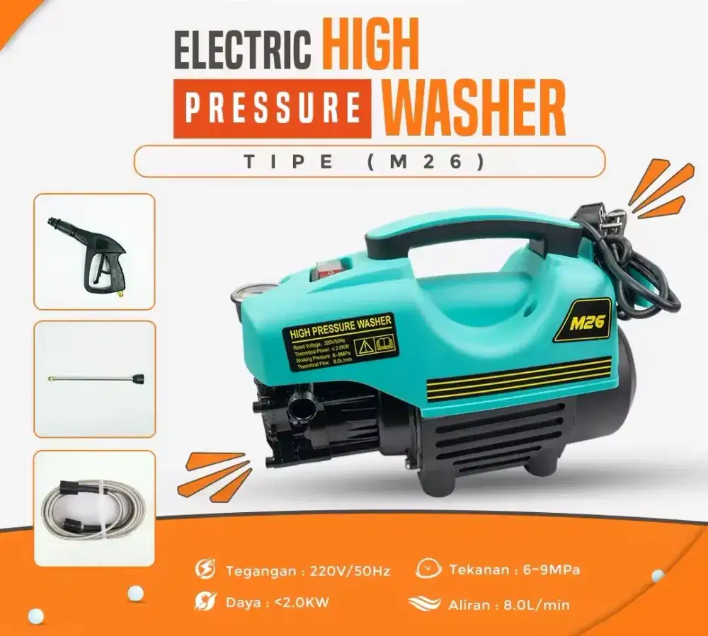 Jet cleaner M26 alat cuci steam motor/mobil