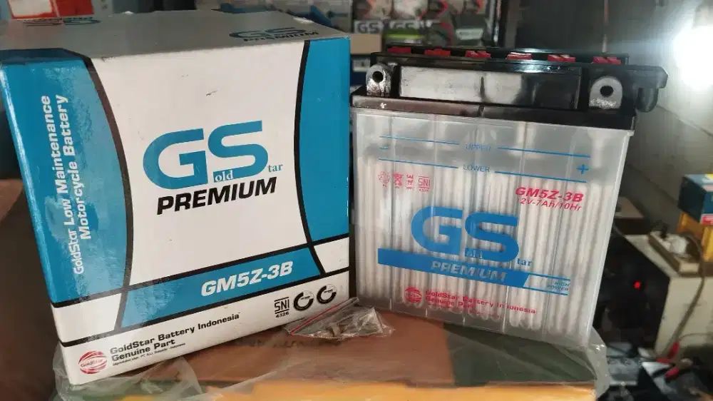 Accu aki grand mio smile supra vega jupiter megapro basah baru GS gm5b