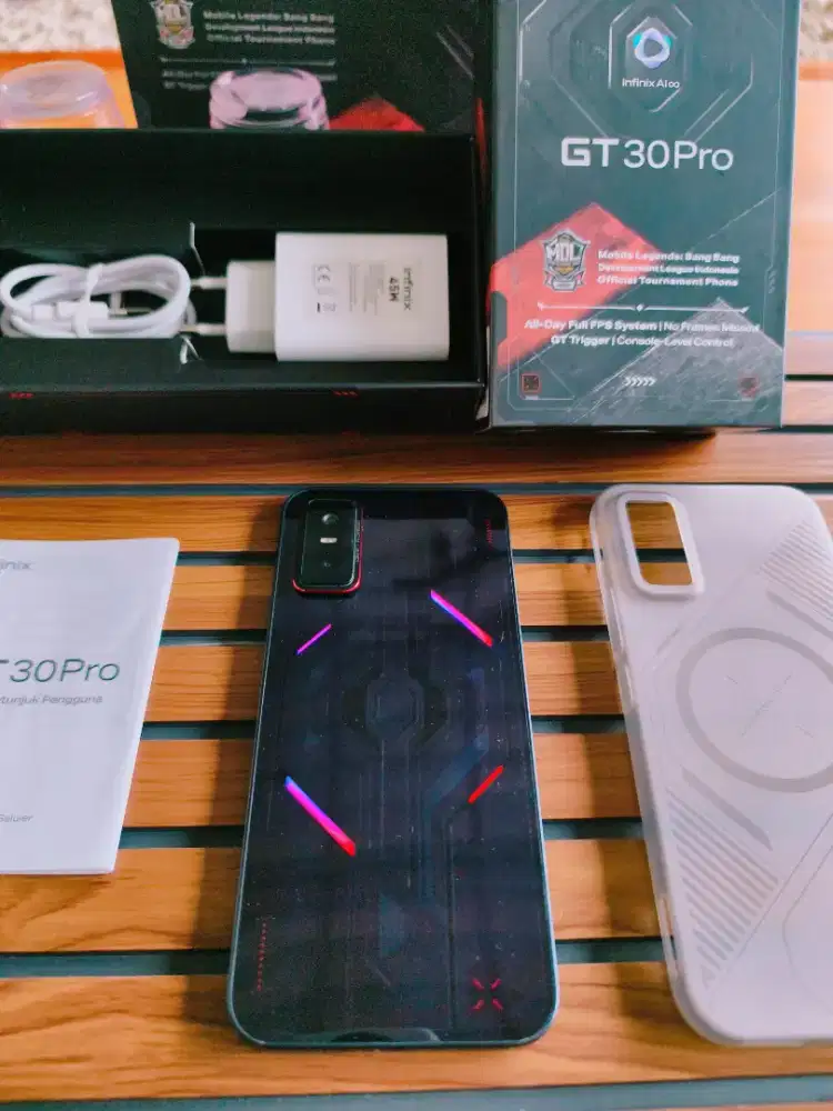 Infinix GT 30 Pro 5G 8/256 Darkflare Mulus Fullset Ori Garansi Panjang