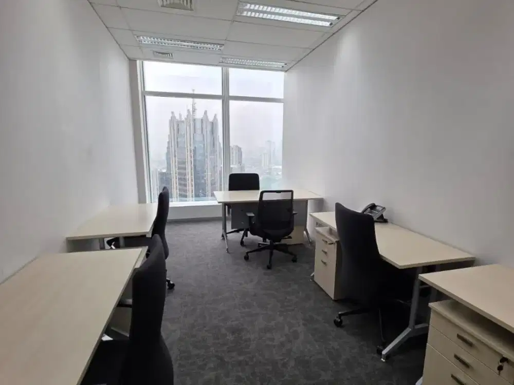 Kantor Unit Furnished 8 Pax Di Equity Tower Area SCBD Dekat MRT