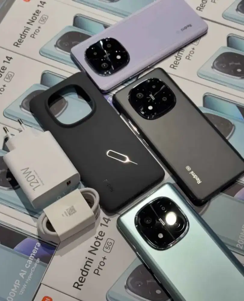 REDMI NOTE 14 PRO+ 5G NEW, BISA CASH & CICILAN TANPA DP.