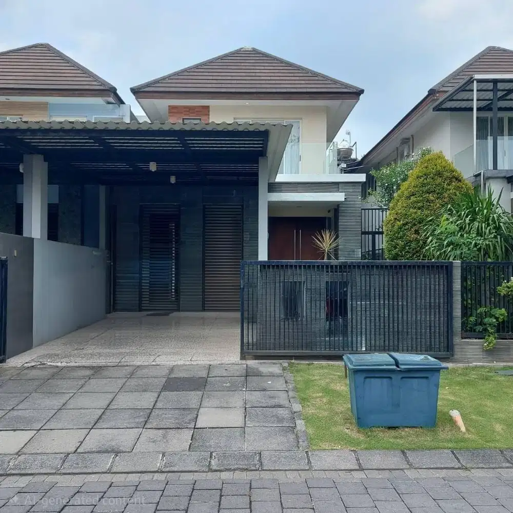 Dijual Rumah Graha Natura Semi Furnish 2 Lantai Bagus Terawat