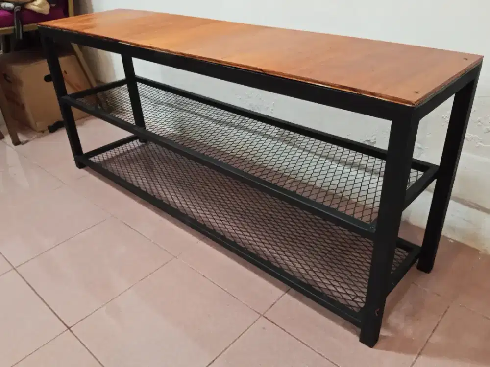 Shoe Bench 
Rak Sepatu Tempat Duduk Bangku Kursi Rangka Besi Jogja