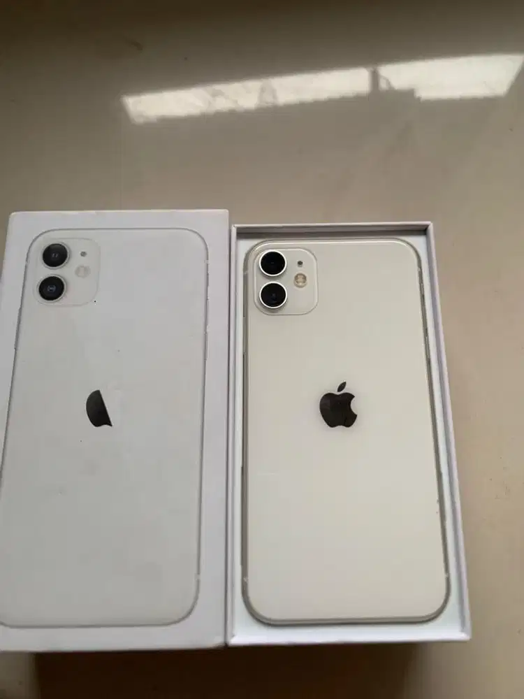 Iphone 11 128gb inter warna white