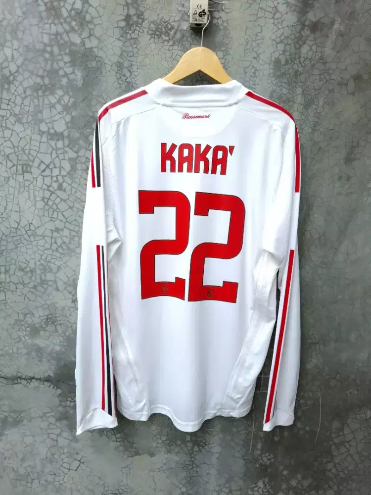 Jersey baju bola original kaos ac milan away 2008 2009 size L kaka