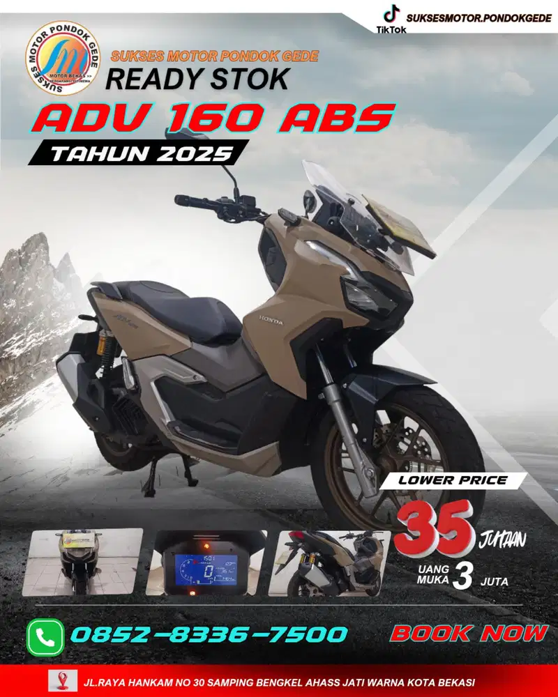 HONDA ADV 160 ABS TAHUN 2025 BERGARANSI