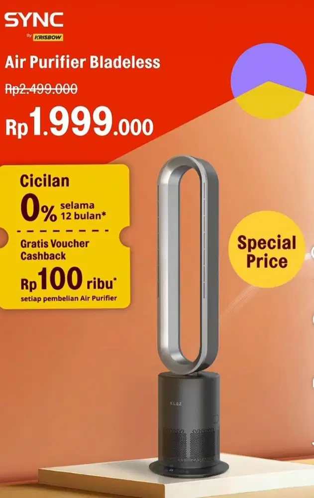 Kredit air purifier bladeless