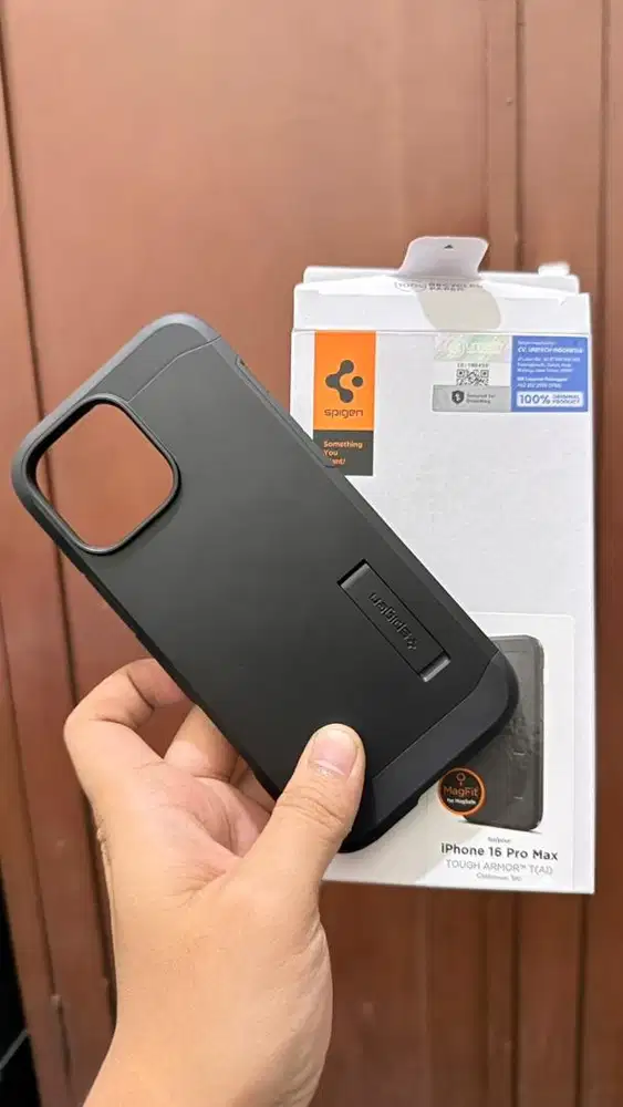 ORIGINAL CASE MAGSAFE SPIGEN TOUGH ARMOR T BLACK IPHONE 16 PRO MAX