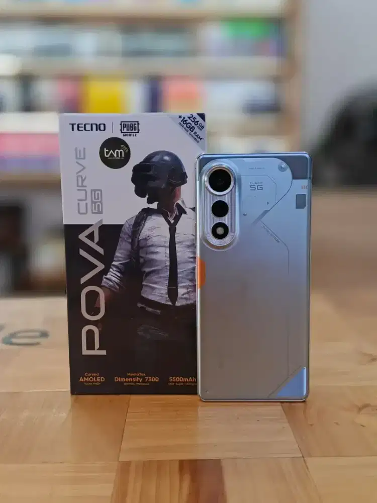 Tecno Pova 7 Curve 5G, Hp gaming Layar Lengkung !