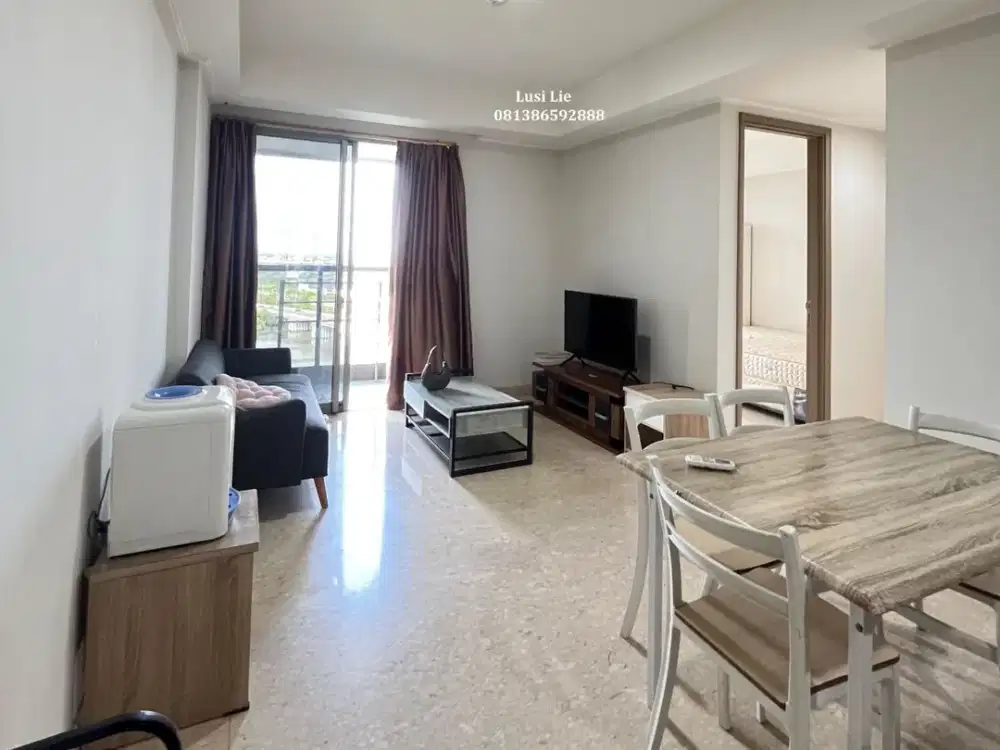 Apartemen Gold Coast Pik Sea View, luas 90m, 3 BR Furnished rapi