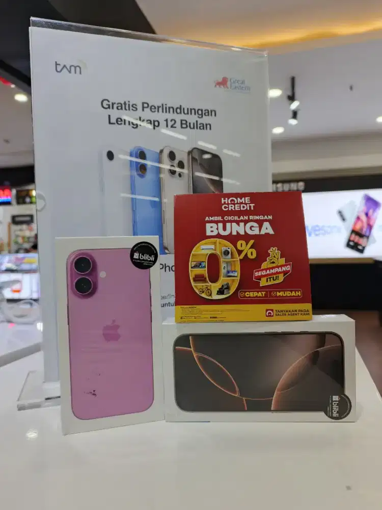 ready iphone 16 pro 256gb RP. 19,999,000  NEW/SEGEL RESMI iBox