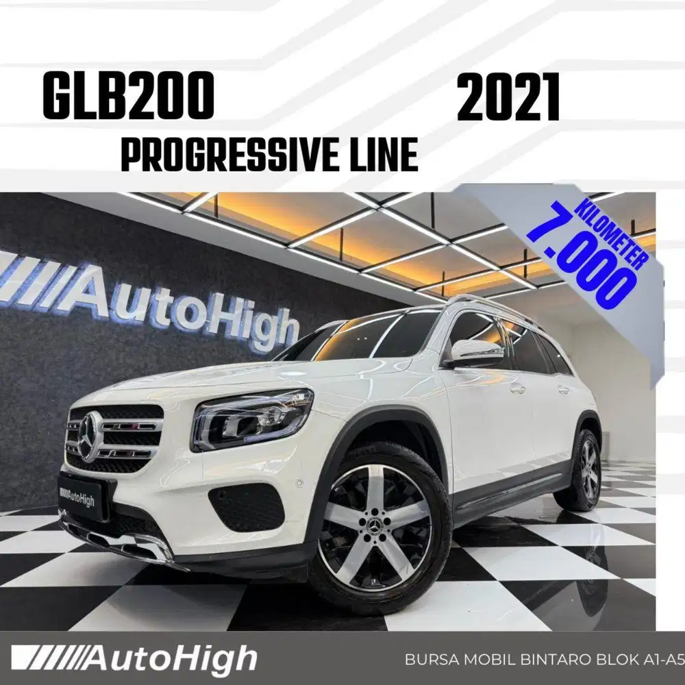 DP10% [Km7.000] GLB200 2021 White / GLB 200 Reg 2022 #AUTOHIGH