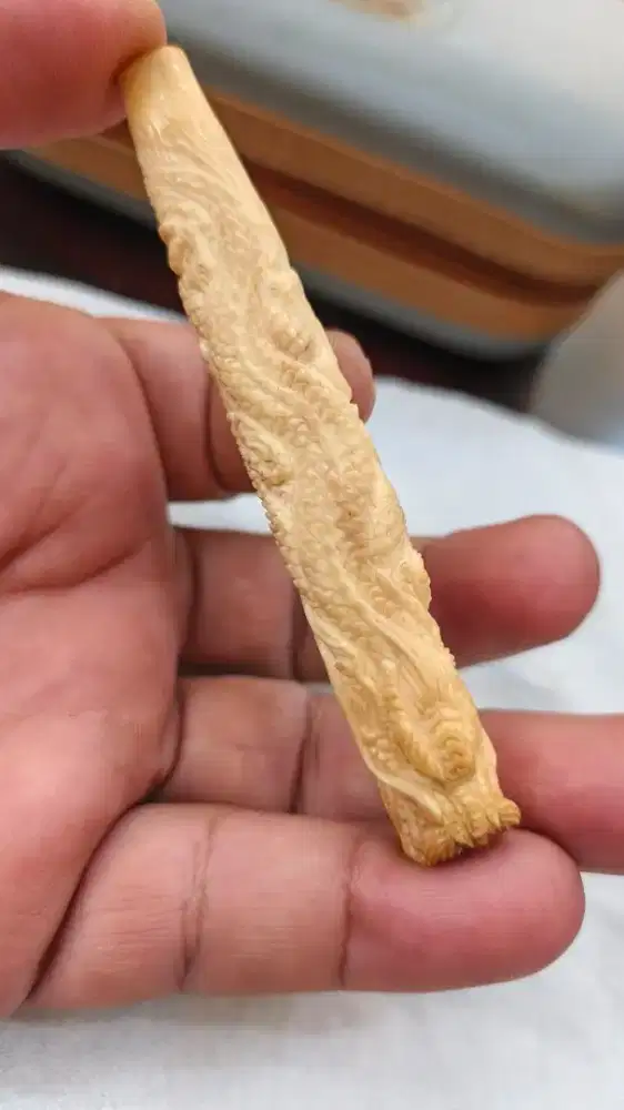 Pipa once ukir halus 9cm