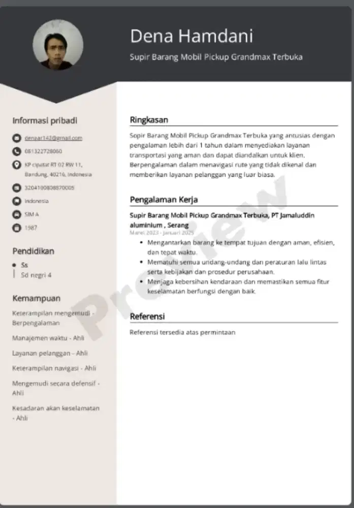 Cari pekerjaan apa saja