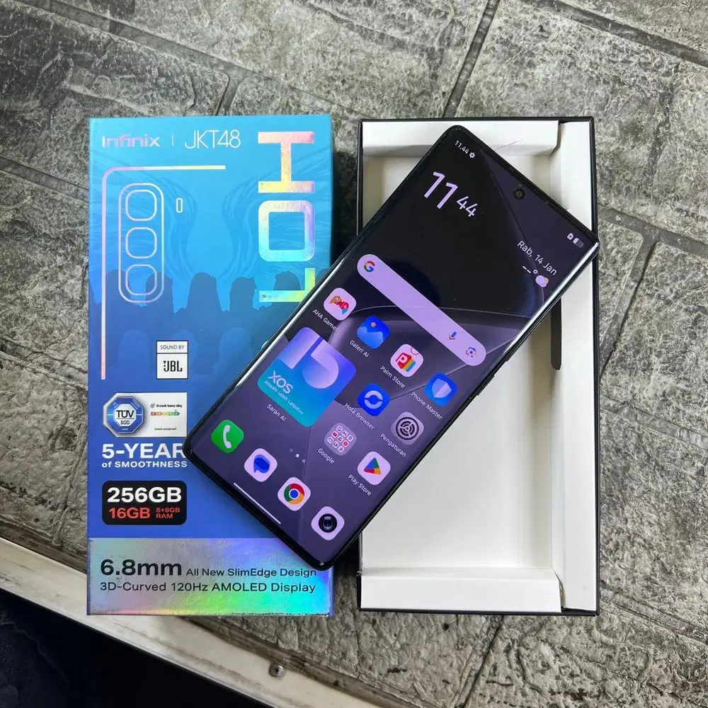 Infinix hot 50 Pro plus Ram 16/256 GB Lengkap mulus