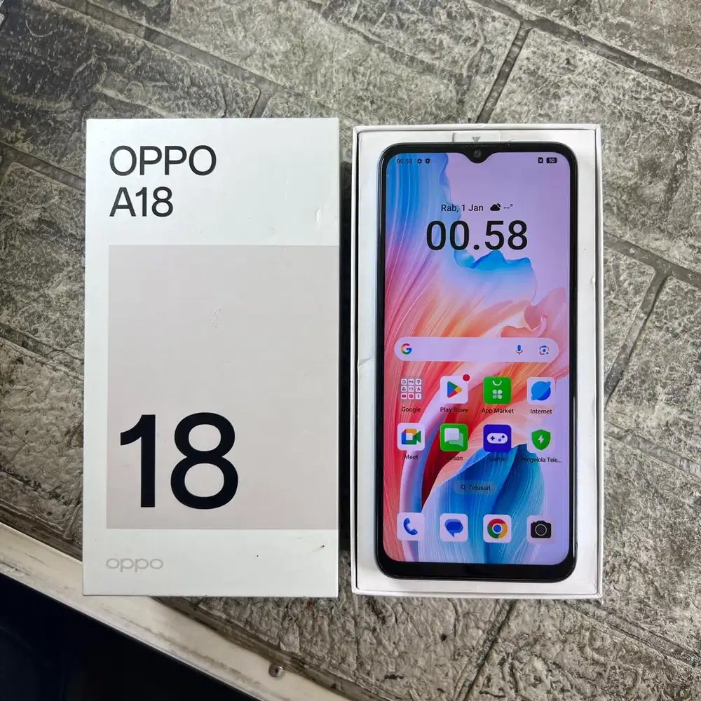 Oppo A18 Ram 4/128 GB Lengkap