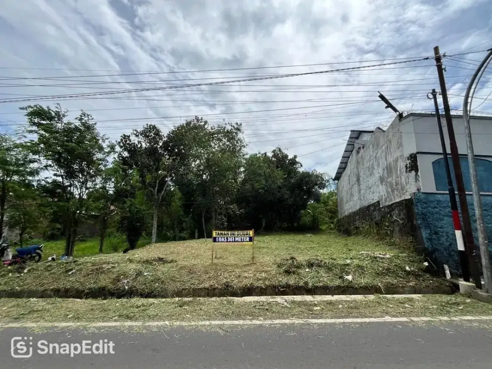 Tanah Murah SHM di Poros Lesanpuro kota Malang Luas Tanah 361 m²