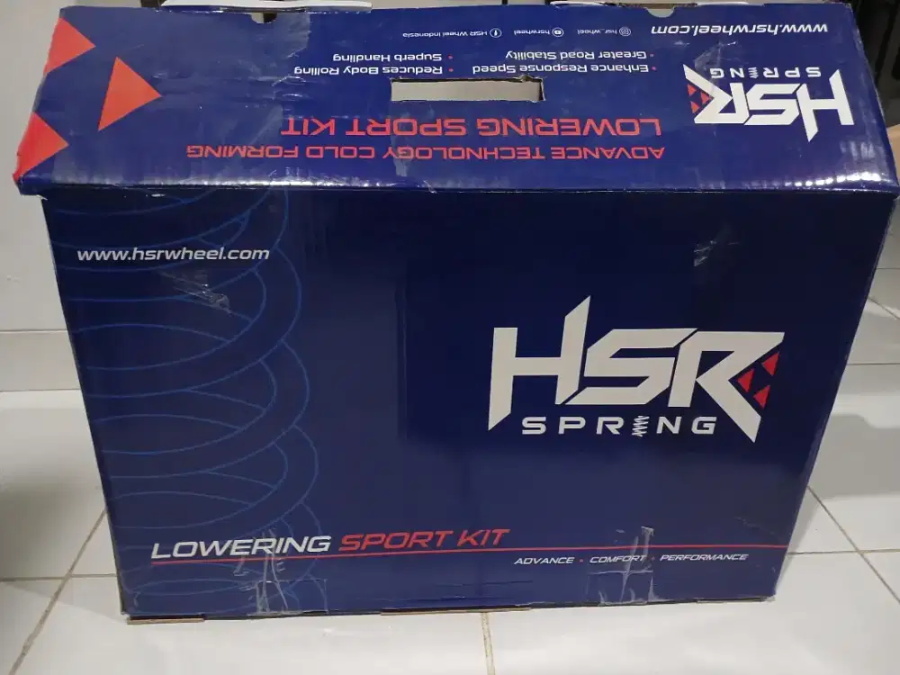 HSR Spring Kit Set, HSR Lowering Sport, Mobil New Vios Yaris 2018 Up
