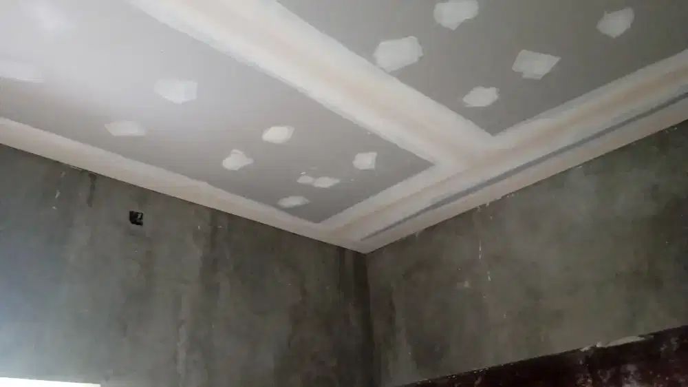 plafon gypsum dan pvc