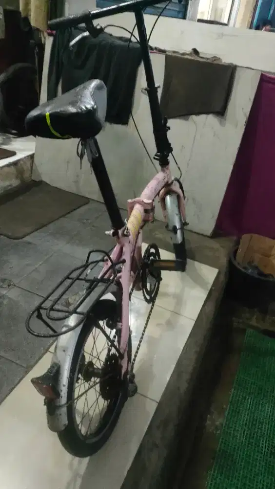 Sepeda lipat r 16 merk Airwalk 6 speed semua normal jamin 350rb ya