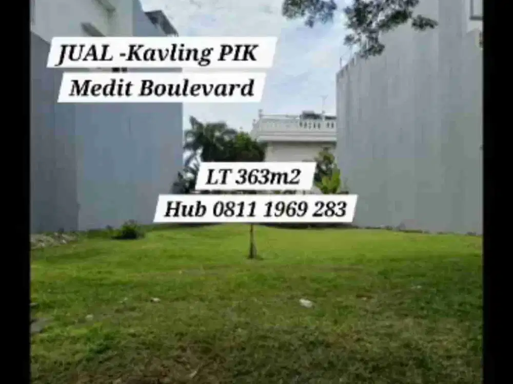 JUAL  kavling PIK medit
