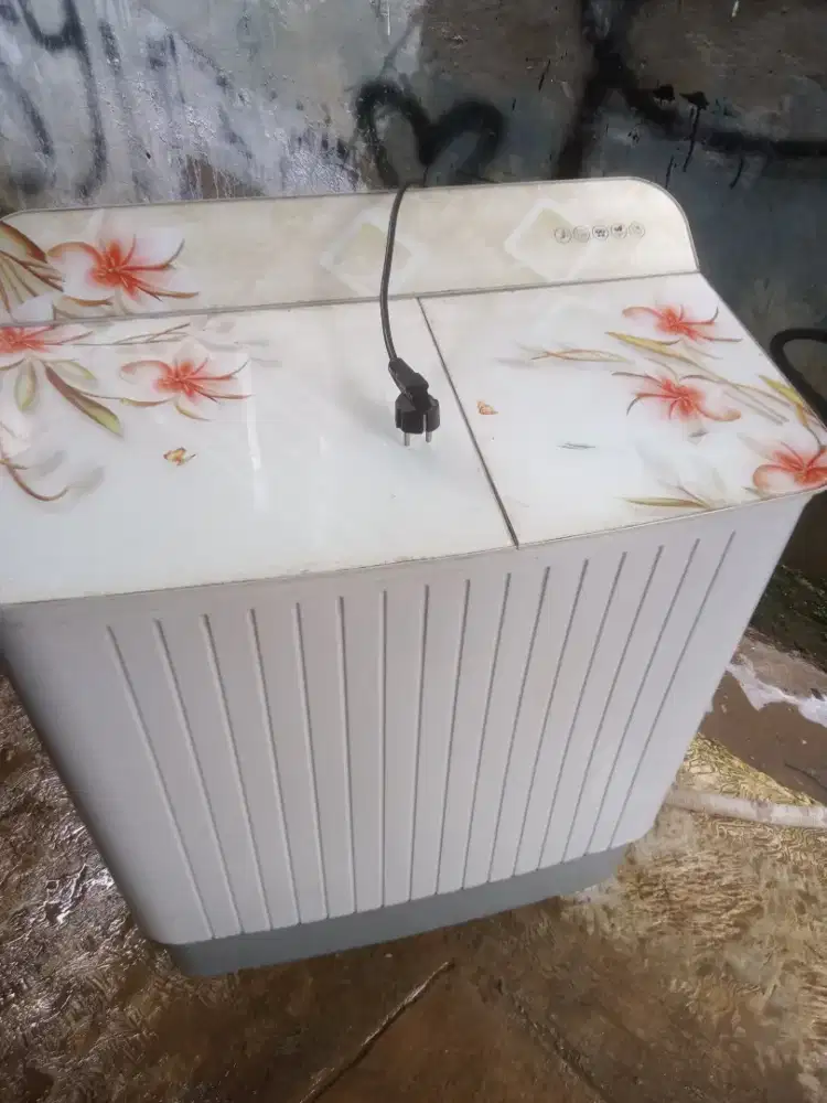 Jual' mesin cuci 2 tabung normal semua