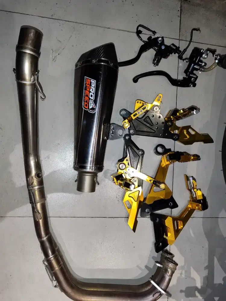 Knalpot prospeed black shack r25 mt25 fs