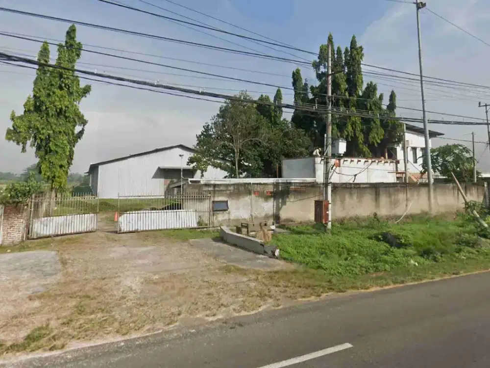 GUDANG EX PABRIK NOL JALAN RAYA BANGSAL DLANGGU MOJOKERTO MURAH 2JT/M2