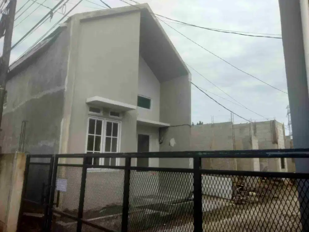 Jual Rumah KPR Tanpa DP di Limo cluster Purnama jl roto dekat sekolah pioner nempel pintu tol