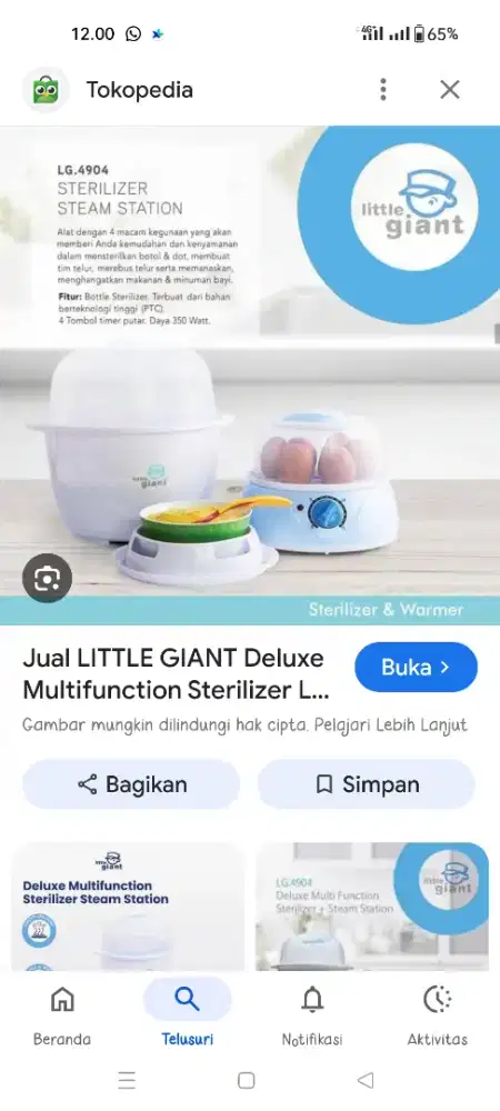 Di jual Sterilisasi merk little Giant