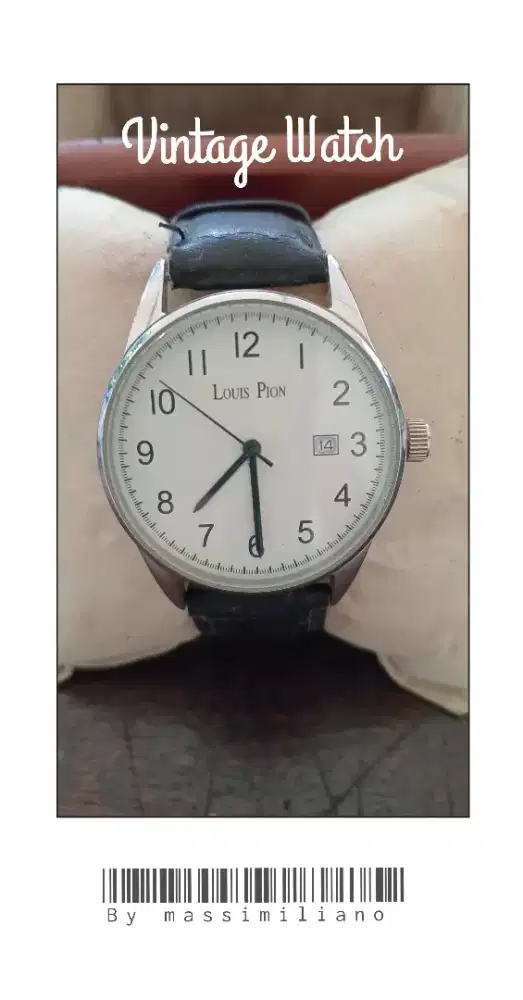 Jam Tangan Pria ( Vintage Watch )  Louis Pion