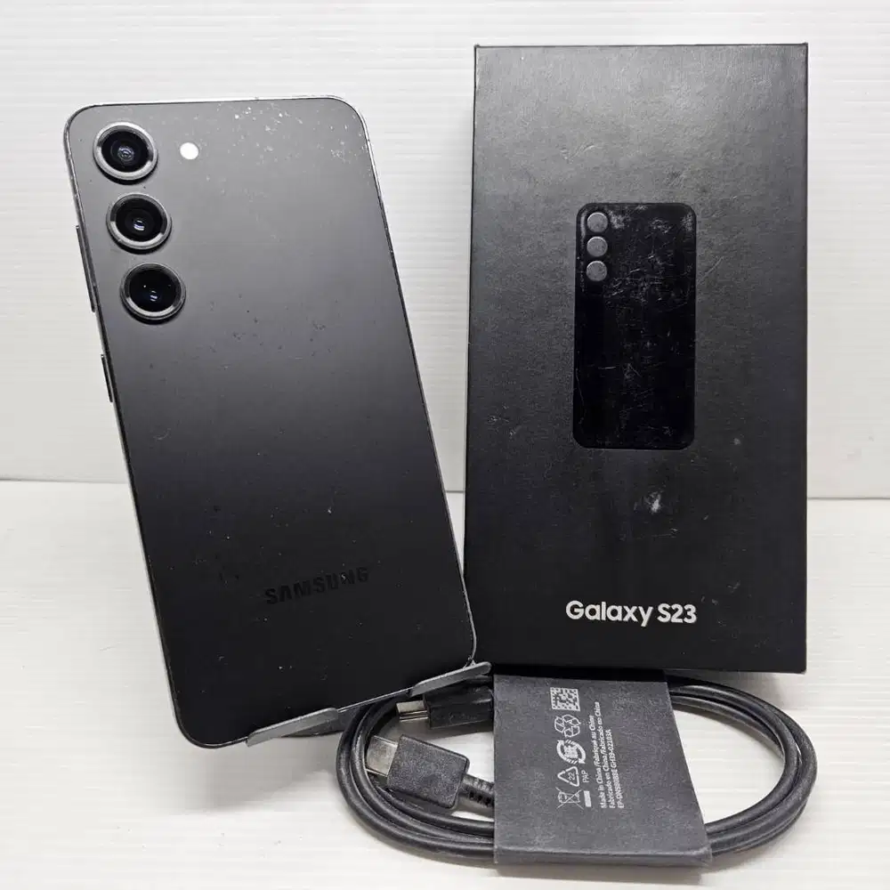 TERMURAH! SAMSUNG GALAXY S23 5G 8/256 BLACK NO MINUS FULLSET SEIN RESM