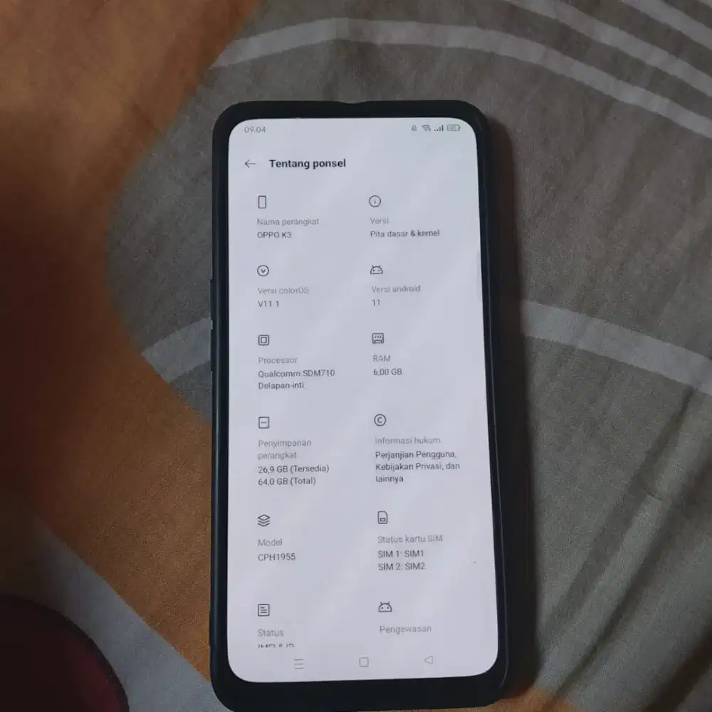 OPPO K3 CAMERA POP UP 6/64