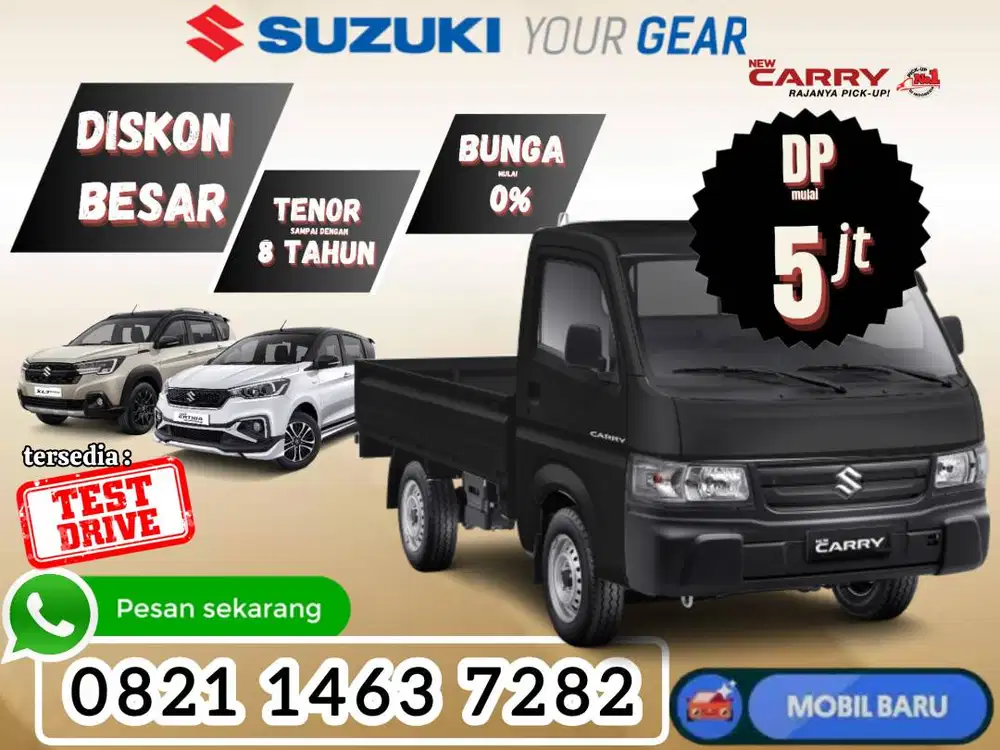 [Mobil Baru] promo besar new carry pick up wd fd ps ac kredit cash