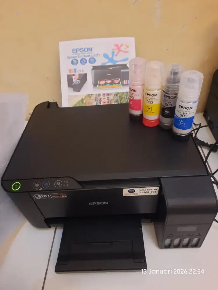 EPSON L3110 COPY PRINT SCAN siap pakai