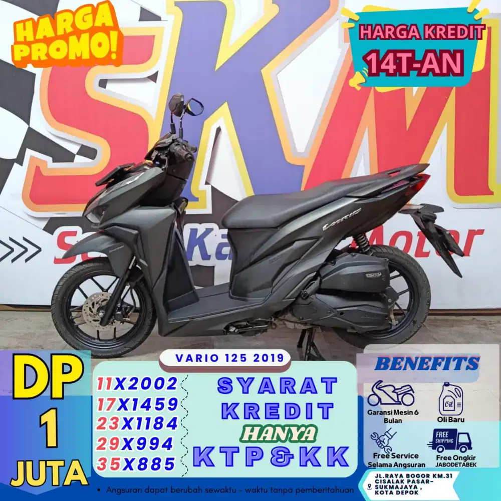 Ktp daerah rumah kontrak bisa kredit vario 125 2019