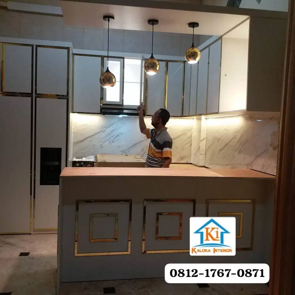 Jual Kitchen Set Minimalis Surabaya, Kaloka Interior