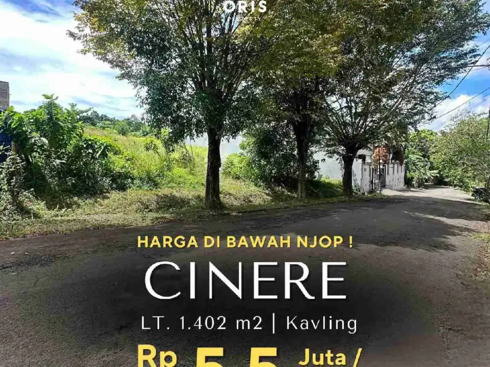 Dibawah NJOP Kavling Siap Bangun Kotak Dlm Komplek di Cinere Depok