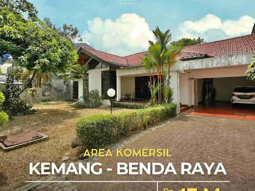 Best Price Rumah Area Komersil di Benda Raya Kemang  Jakarta Selatan