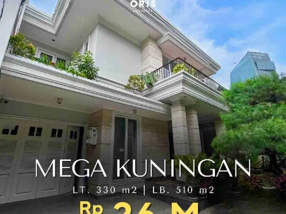 Rumah Mewah Modern House One Gate System di Mega Kuningan Jakarta Selatan