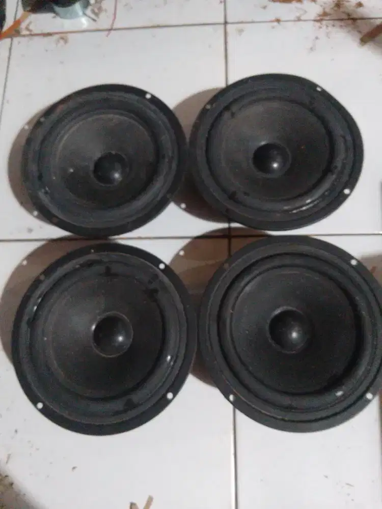 Kenwood speaker woofer 6 in, full ori, big magnet, harga per biji
