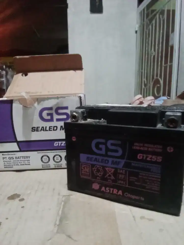 Batre GTz5s bekas Xeon GT125