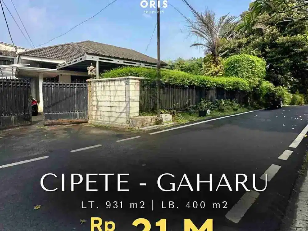 Hitung Tanah Lahan Luas Rumah Prima Area di Cipete Jakarta Selatan