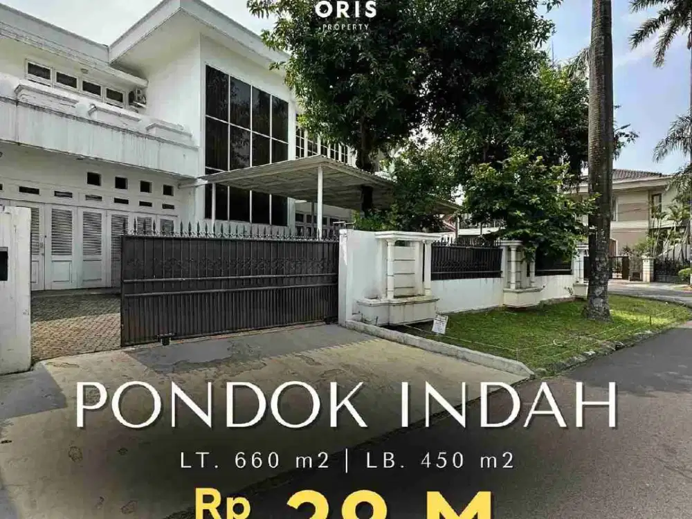 Best Price Hot Sale Rumah Hoek di Pondok Indah Jakarta Selatan